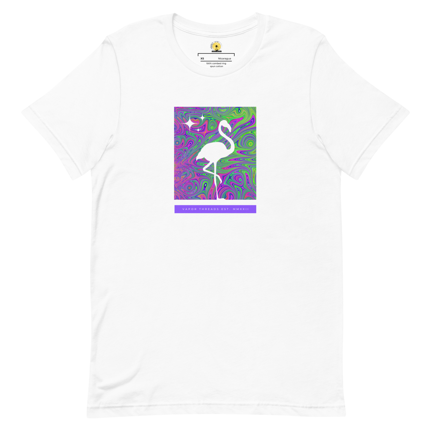 VT Mystical Flamingo T-Shirt in White