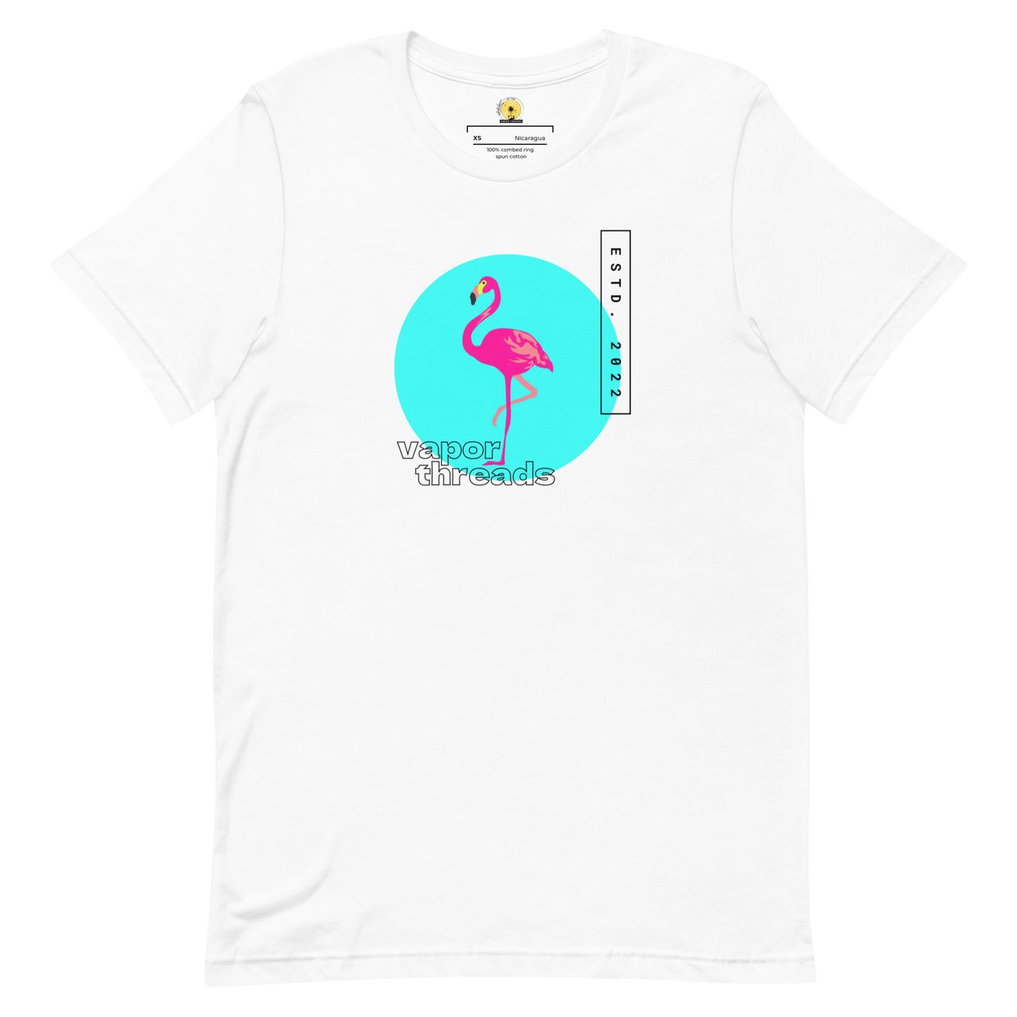 VT Flamingo Beach T-Shirt in White